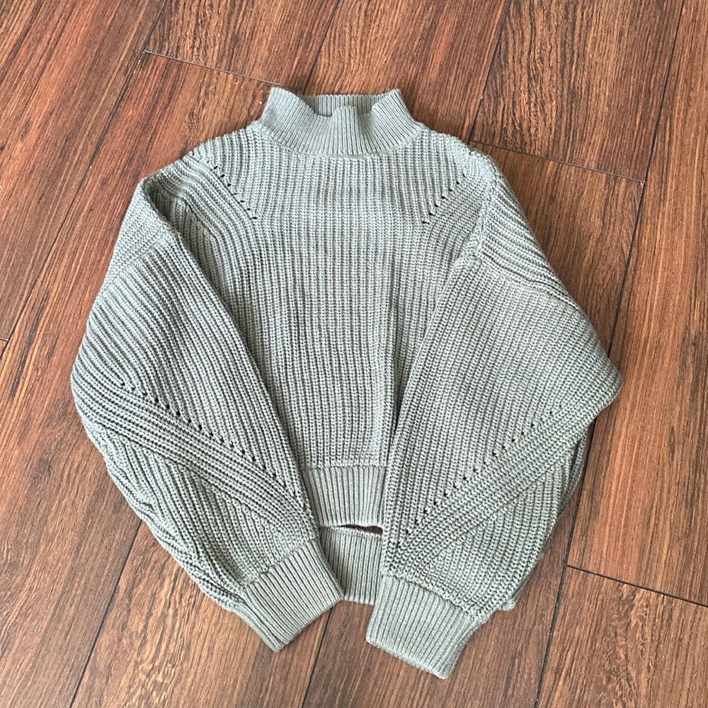 MOCK KNIT TURTLENECK